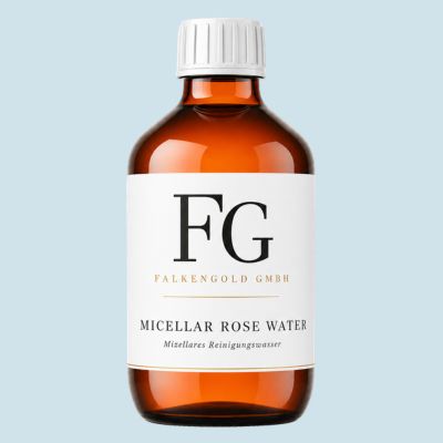 Mizellenwasser mit Rosenwasser hergestellt in Frankfurt